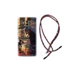 kilifland Huawei Mate 10 Pro ile Uyumlu Kılıf Rasta Ipli Boyun Askılı Desenli Silikon Kız Ve Kedi 1762