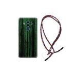 kilifland Huawei Mate 10 Pro ile Uyumlu Kılıf Rasta Ipli Boyun Askılı Desenli Silikon Matrix 1321