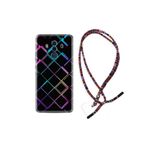 kilifland Huawei Mate 10 Pro ile Uyumlu Kılıf Rasta Ipli Boyun Askılı Desenli Silikon Şekiller 1681