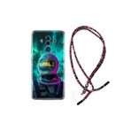 kilifland Huawei Mate 10 Pro ile Uyumlu Kılıf Rasta Ipli Boyun Askılı Desenli Silikon Space 1814