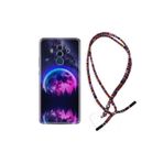 kilifland Huawei Mate 10 Pro ile Uyumlu Kılıf Rasta Ipli Boyun Askılı Desenli Silikon Star Planet 1652