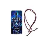 kilifland Huawei Mate 10 Pro ile Uyumlu Kılıf Rasta Ipli Boyun Askılı Desenli Silikon Thunder Play 1760