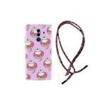 kilifland Huawei Mate 10 Pro ile Uyumlu Kılıf Rasta Ipli Boyun Askılı Desenli Silikon Unicorn Donut 1417