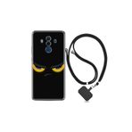 kilifland Huawei Mate 10 Pro ile Uyumlu Kılıf Silikon Desen Boyun Askılı Black Eyes 1644