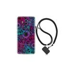 kilifland Huawei Mate 10 Pro ile Uyumlu Kılıf Silikon Desen Boyun Askılı Colurful Mandala 1667
