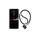 kilifland Huawei Mate 10 Pro ile Uyumlu Kılıf Silikon Desen Boyun Askılı Dead Line 1662