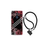 kilifland Huawei Mate 10 Pro ile Uyumlu Kılıf Silikon Desen Boyun Askılı Flowers Line 1732