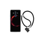 kilifland Huawei Mate 10 Pro ile Uyumlu Kılıf Silikon Desen Boyun Askılı Red Moons 1747