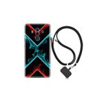 kilifland Huawei Mate 10 Pro ile Uyumlu Kılıf Silikon Desen Boyun Askılı Smoke 1728
