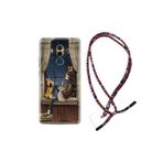 kilifland Huawei Mate 10 Pro Uyumlu ile Uyumlu Kılıf Rasta Ipli Boyun Askılı Desenli Silikon Ananas Camera Glass 1358