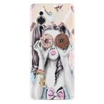Kılıfland Huawei Nova 10 ile Uyumlu Kılıf, Resimli Desenli Baskılı Silikon, Donut Girl, Renkli