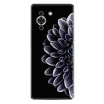 Kılıfland Huawei Nova 10 ile Uyumlu Silikon Kılıf, Çiçek Desen, Siyah