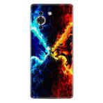 Kılıfland Huawei Nova 10 ile Uyumlu Silikon Kılıf, Desen Özel Seri, Red Blue Leon, Renkli