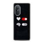 kilifland Huawei Nova 9 Se ile Uyumlu Kılıf Silikon Desen Özel Seri Love Brain 1722