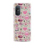 Kılıfland Huawei Nova 9 SE ile Uyumlu Silikon Kılıf, Desenli Baskılı, Donut Flamingo, Renkli