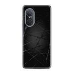 Kılıfland Huawei Nova 9 SE ile Uyumlu Silikon Kılıf, Dikenli Tel Desen, Siyah