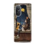 Kılıfland Huawei Nova 9 Se ile Uyumlu Silikon Kılıf, Resimli Desenli Baskılı, Ananas, Camera Glass