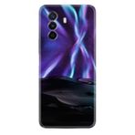 Kılıfland Huawei Nova Y70 ile Uyumlu Kılıf, Silikon, Platinium Series, Kuzey Işıkları Desenli, Renkli