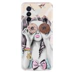 Kılıfland Huawei Nova Y70 ile Uyumlu Silikon Kılıf, Resimli Desenli Baskılı, Donut Girl, Renkli