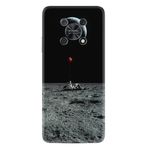 Kılıfland Huawei Nova Y90 ile Uyumlu Silikon Kılıf, Desen, Astronot Red Balon, Siyah