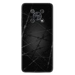 Kılıfland Huawei Nova Y90 ile Uyumlu Silikon Kılıf, Dikenli Tel Desen, Siyah