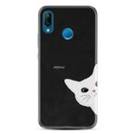 kilifland Huawei P20 Lite ile Uyumlu Kılıf Resimli Desenli Silikon Güzel Seri Çılgın Kedi 1895