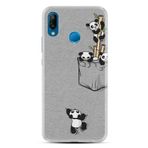 kilifland Huawei P20 Lite ile Uyumlu Kılıf Silikon Desen Güzel Seri Pandalar 1798