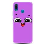 kilifland Huawei P20 Lite ile Uyumlu Kılıf Silikon Desen Güzel Seri Purple Sweety 1717