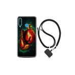 kilifland Huawei P30 Lite ile Uyumlu Kılıf Silikon Desen Boyun Askılı Boks Eldiveni 1763
