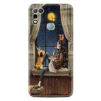 Kılıfland Infinix Hot 10 Play ile Uyumlu Silikon Kılıf, Resimli Desenli Baskılı, Ananas Camera Glass, Renk53