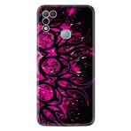 Kılıfland Infinix Hot 11 Play ile Uyumlu Kılıf, Silikon, Desen Özel Seri, Mor Bıçak