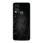 Kılıfland Infinix Hot 11s ile Uyumlu Silikon Kılıf, Dikenli Tel Desen, Siyah