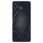 Kılıfland Infinix Hot 30 ile Uyumlu Silikon Kılıf, Desen Özel Seri, Dikenli Tel, Siyah
