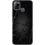 Kılıfland Infinix Smart 5 ile Uyumlu Silikon Kılıf, Dikenli Tel Desen, Siyah