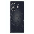 Kılıfland Infinix Zero 30 4G ile Uyumlu Silikon Kılıf, Dikenli Tel Desen, Siyah