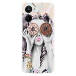 Kılıfland iPhone 11 Pro Kılıf, Silikon, Desenli Baskılı, Donut Girl, Renkli