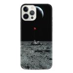 Kılıfland iPhone 12 Uyumlu Silikon Kılıf, Desen Exclusive Astronot Red Balon, Siyah