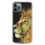 Kılıfland iPhone 14 Pro ile Uyumlu Silikon Kılıf, Resimli Desenli Baskılı, Leon, Sarı