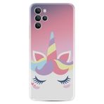Kılıfland Omix X700 ile Uyumlu Silikon Kılıf, Unicorn Desen, Pembe