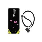 kilifland Oppo A5 A9 2020 ile Uyumlu Kılıf Silikon Ipli Boyun Askılı Desenli Aşık Avokadolar 1642