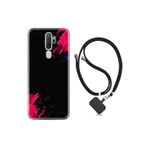 kilifland Oppo A5 A9 2020 ile Uyumlu Kılıf Silikon Ipli Boyun Askılı Desenli Boyalar 1663