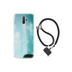 kilifland Oppo A5 A9 2020 ile Uyumlu Kılıf Silikon Ipli Boyun Askılı Desenli Night Cars 1619