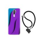 kilifland Oppo A5 A9 2020 ile Uyumlu Kılıf Silikon Ipli Boyun Askılı Desenli Renk Cümbüşü 1631
