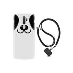 kilifland Oppo A5 A9 2020 ile Uyumlu Kılıf Silikon Ipli Boyun Askılı Desenli Sevimli Panda 1794