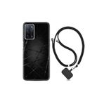 kilifland Oppo A55 ile Uyumlu Kılıf Silikon Desen Boyun Askılı Dikenli Tel 1779