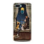 Kılıfland Oppo A5s Kılıf, Resimli Desenli Baskılı Silikon, Ananas Camera Glass ile Uyumlu