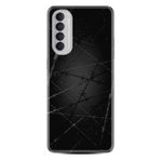 kilifland Oppo Reno 4 Pro ile Uyumlu Kılıf Silikon Desen Özel Seri Dikenli Tel 1779