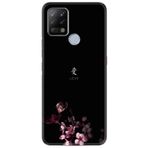Kılıfland Pova Silikon Telefon Kılıfı, Desen Özel Seri Love, Siyah, Çiçek Motifli