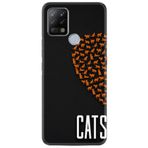 Kılıfland Pova Silikon Telefon Kılıfı, Özel Seri Cats Desen, Siyah