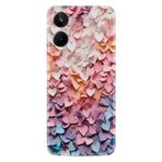 Kılıfland Realme 10 ile Uyumlu Boutique Baskılı Renkli Kalpler Telefon Kılıfı
